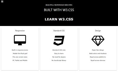 w3schools css|W3.CSS Home .